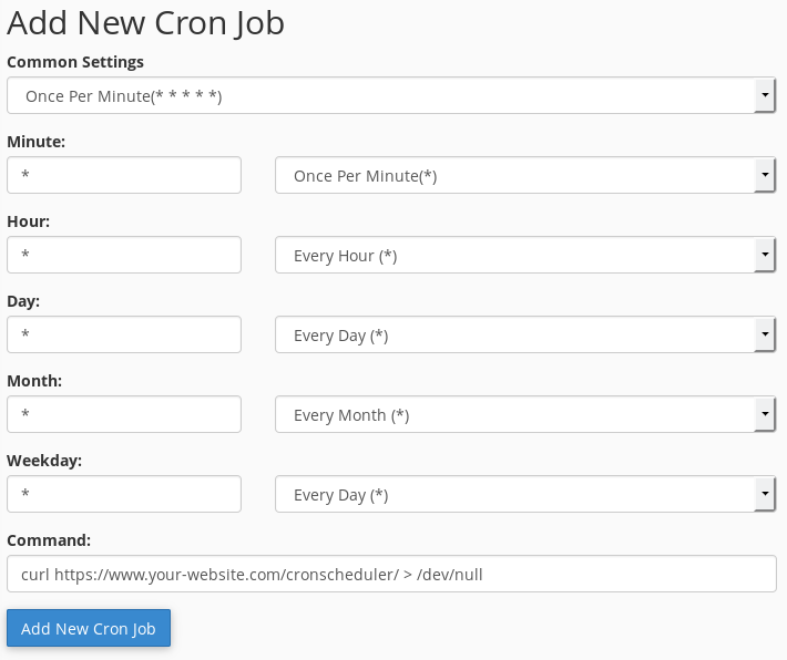 CRON operating system