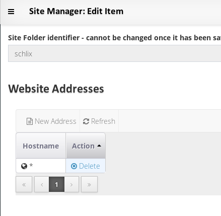 Schlix Site Manager